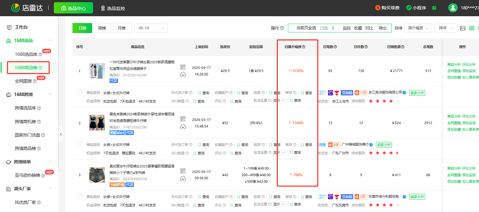 店雷达电商选品:3步攻克信息差,锁定爆款货源